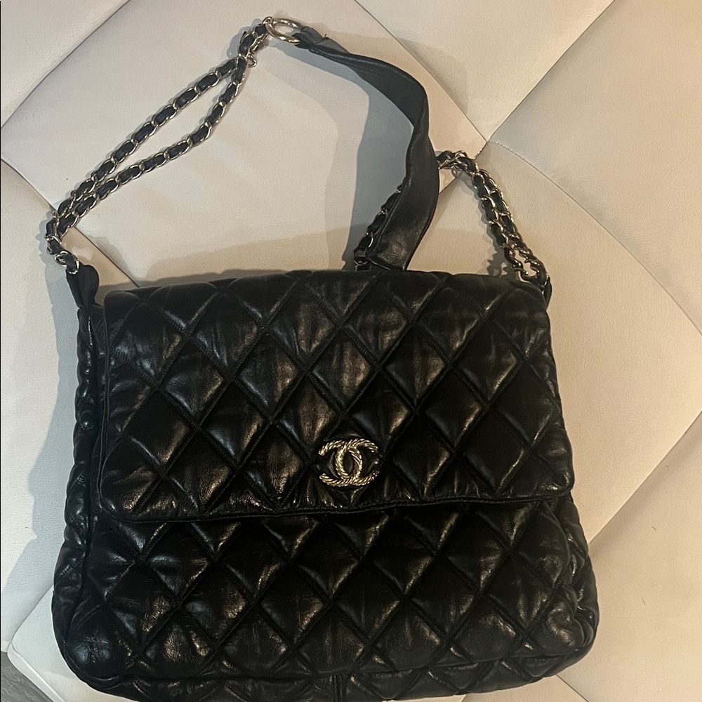 Chanel Black Quilted Shoulder Bag